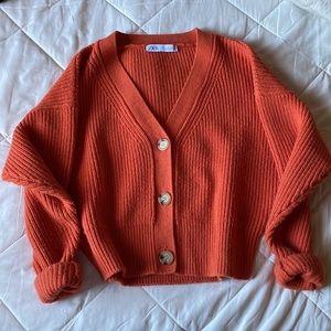 Zara Knit Cardigan Sweater